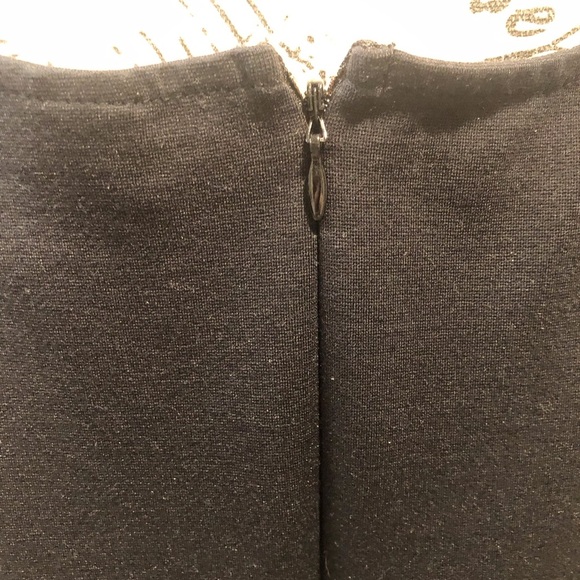 Lane Bryant Sz 22 Elegant Black and Gold Brocade Women's Top Criss Cross Front - Picture 5 of 7